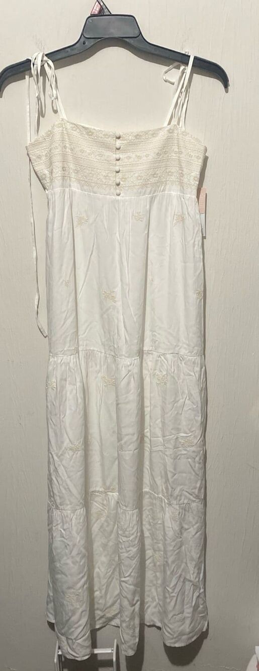 Spiritual Gangster “Dolce Embroidered Maxi Dress” – Size Medium
